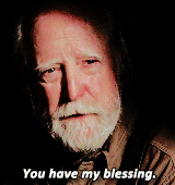 hershelgreene:    You walk outside, you risk your life. You take a drink of water,