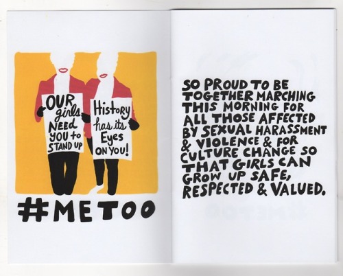 #MeToo by Sofia Szamosi8.5 x 5.5 inchesColor, hand-sewn36 pages2018$10 Available Here. 