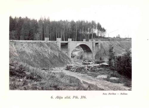 Ahja Bridge (Estonia, 1930).