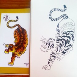 Study In Progress. Classic Flash. #Tiger #Tattooflash