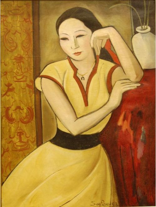 womeninarthistory:Cheong Soo Pieng, 1953