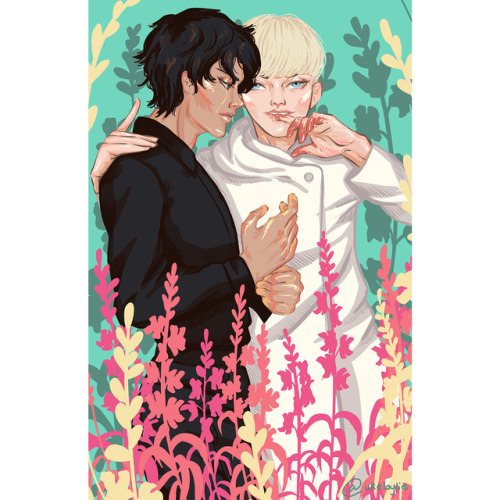 Devilman Crybaby The flowers are snapdragons, which are the flowers Miko takes care of throughout t