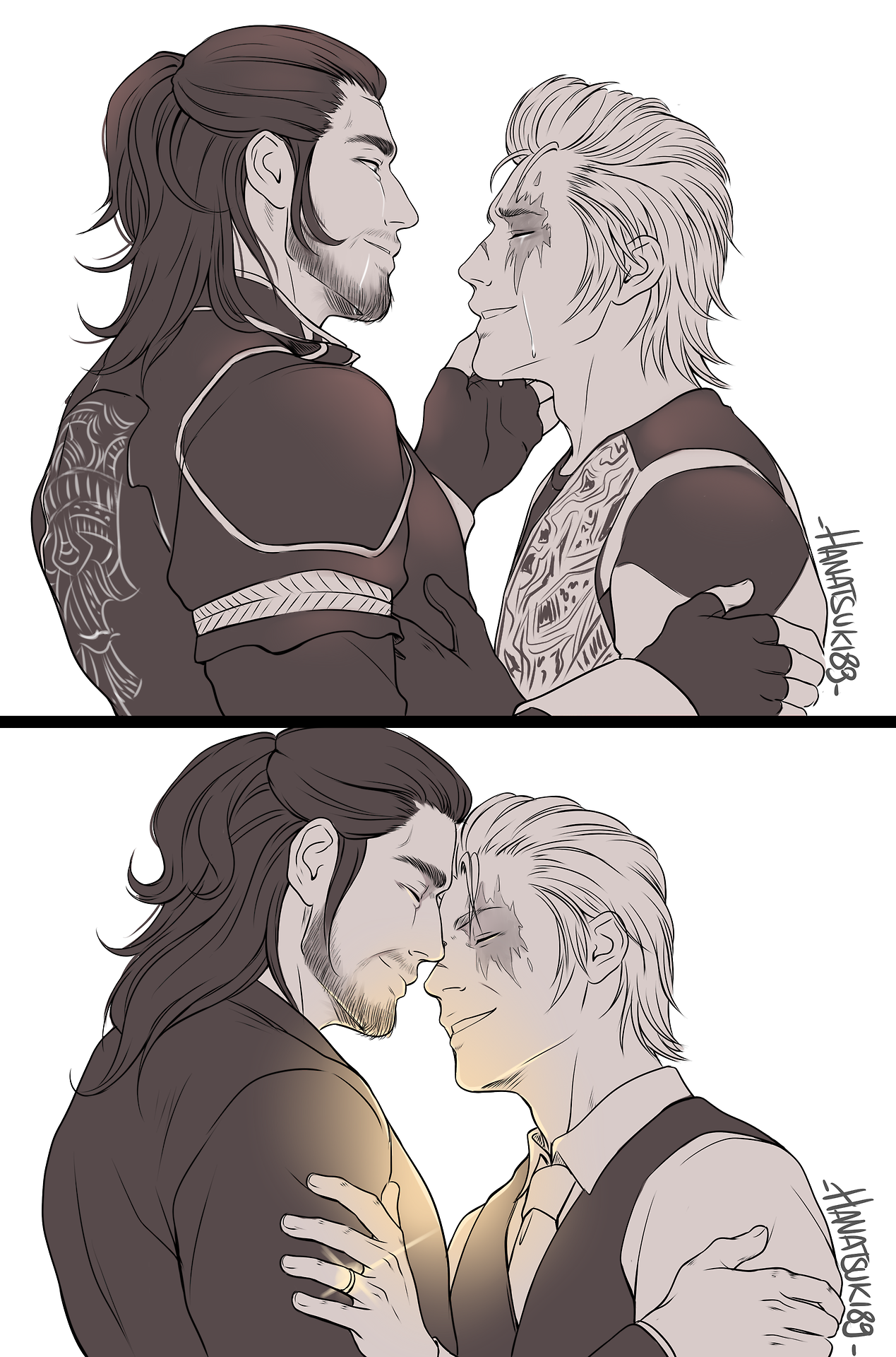 hanatsuki89:  “Through the years”Or, the Gladnis thing that has been sitting