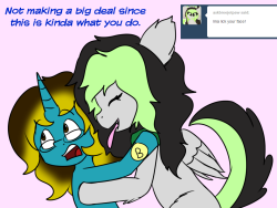 asksweetdisaster:  But neeehhh licking! >A<