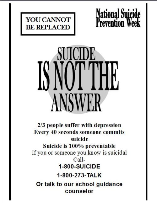 lead-your-own-army-love: Today is the official start of the National Suicide Prevention week. Please