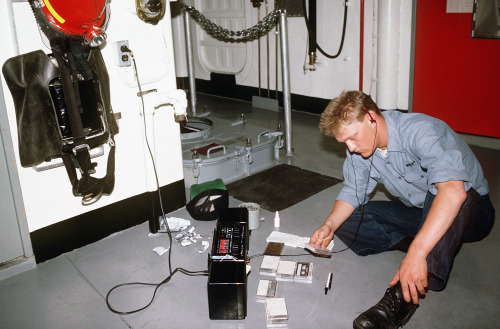 todaysdocument: 50 years of the Cassette Tape SEAMAN (SN) Daniel Rosen dubs audio tapes during his o