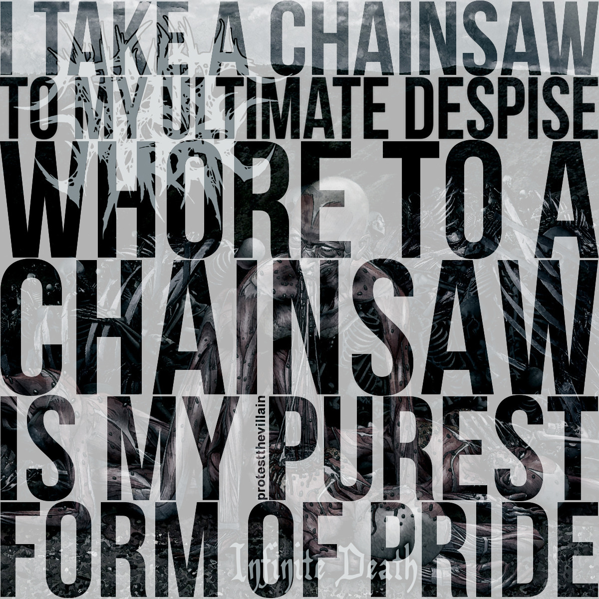 protestthevillain:  Thy Art Is Murder - Whore to a Chainsaw