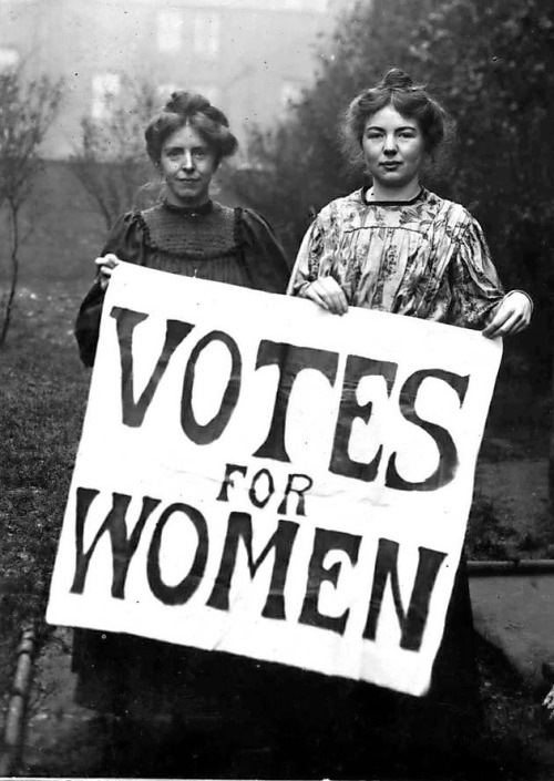 vintagechampagnefever:The Suffragettes These amazing women suffered beatings, imprisonment, abuse, i