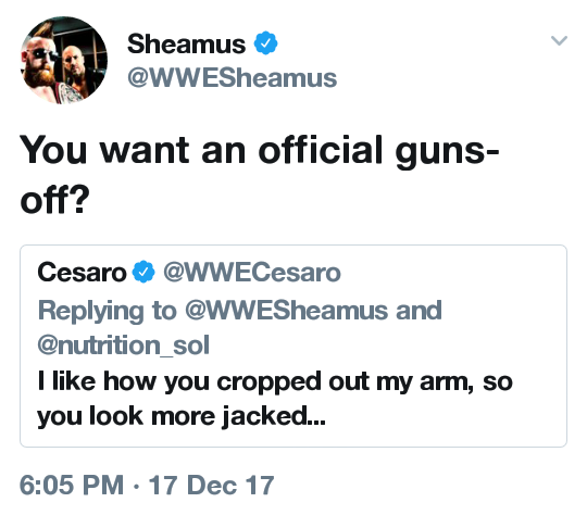 deidrelovessheamus:  The boys are at it again…. 👀💪😅