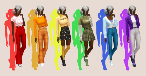 is that my sim in rainbow? featuring Adelina Gracelook ma, i participated in class a challengei have