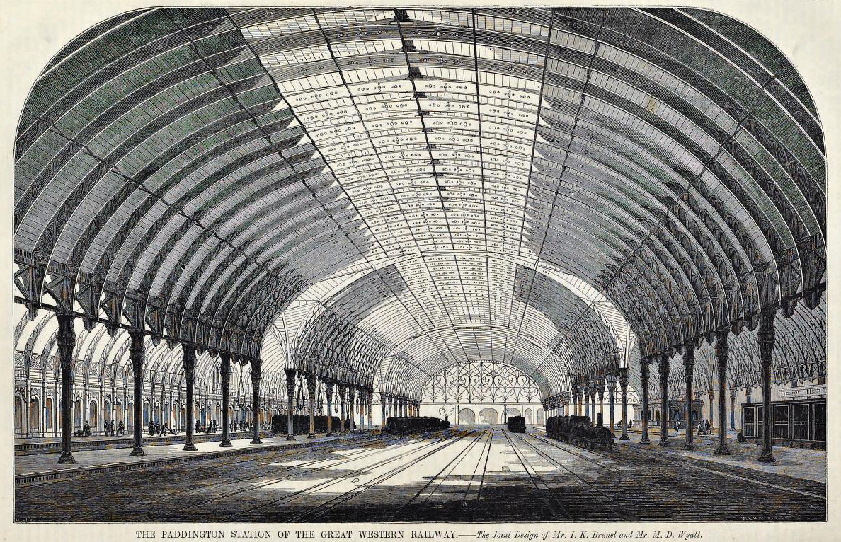 Hyde Park Now-Paddington station 1838/1854