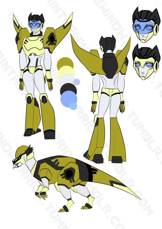 KyrintheWarrior — Meet my Transformers Animated dinobot oc: Slam...