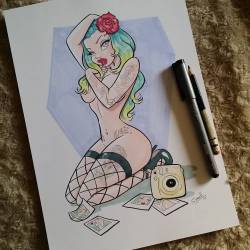 sarahconhache:#suicidegirl #cartoon_art #sarahconhache