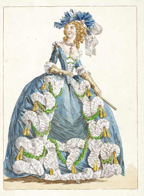  Gallerie des Modes et Costumes Français, 1787 {click for higher res}