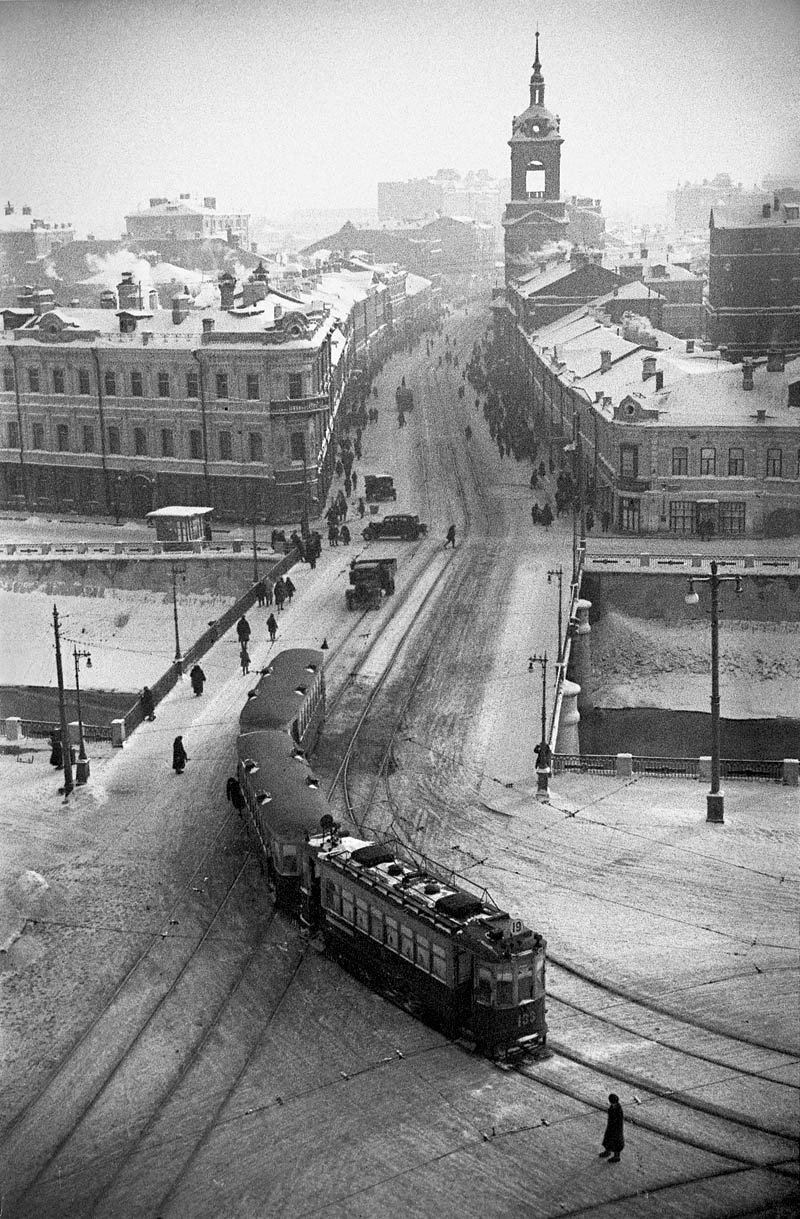 Unknown Photographer. Aerial view from Moscow, USSR, 1930s