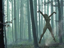 get-knotted:  omgbound:  http://www.bound.couldbeus.com  Forest nymph
