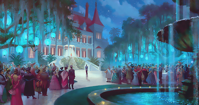 fancysomedisneymagic:  The Princess and the Frog- Concept Art 