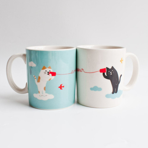 omoizakkashop: omoizakkashop: omoizakkashop: Concombre Pair Mugs at Omoi Zakka Shop sweetie darling 