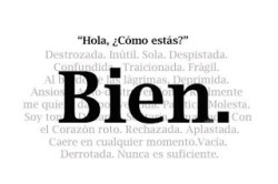 pa-delante-como-el-elefante:  &ldquo;Bien&rdquo;  Ese perfecto &ldquo;bien&rdquo; que hace que te preguntes quien REALMENTE TE CONOCE