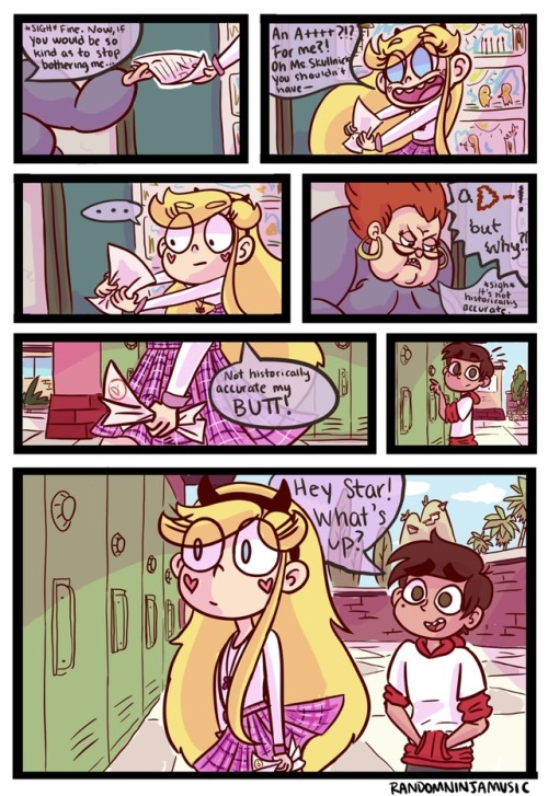 First part to my new, on going comic, Star and Marco vs the Unknown Really abrupt ending to this par