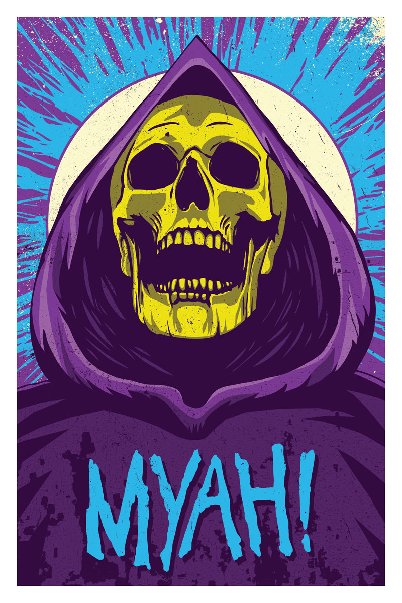 pixalry:  Skeletor Poster - Created by Matt PepplerPrints available for sale at his