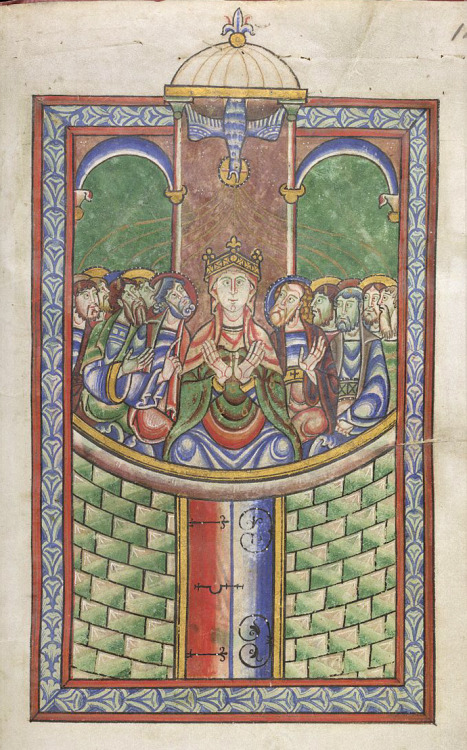 Illuminations from the Shaftesbury Psalter, 2nd quarter of 12th century England