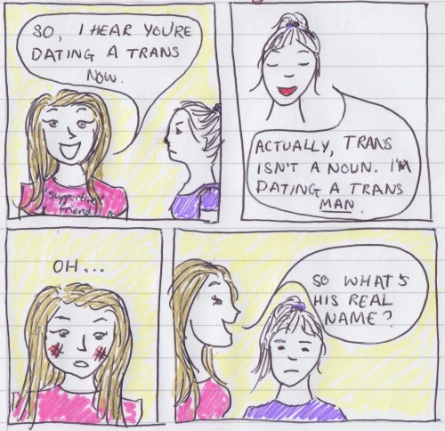 shanesmurderhouse: thegrumpiesttortoise: DATING A TRANS MAN: THE SERIES A roundup of all the comics 