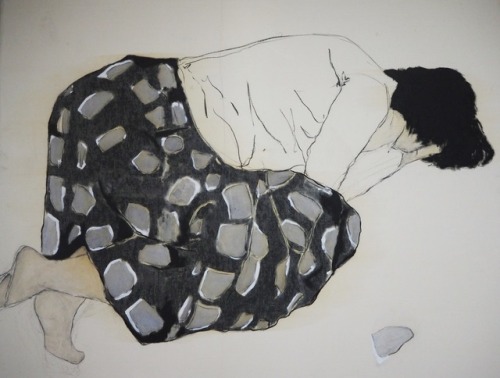 Juliette Lemontey (French, b. 1975, Grenoble, France) - 1: Butterflies, 2010  2: Sleeping Woman, 201