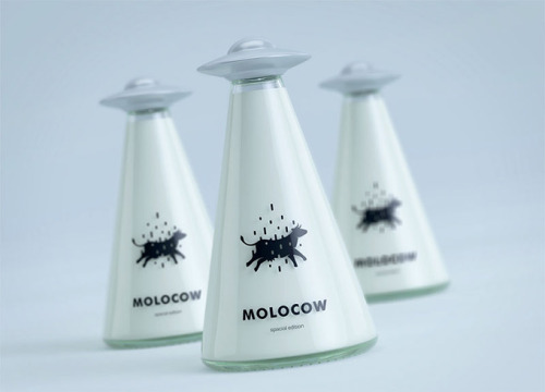Creative Milk Bottle Packaging Design - Yaratıcı Şişe Süt Ambalaj Tasarımı by Imedia Creative B