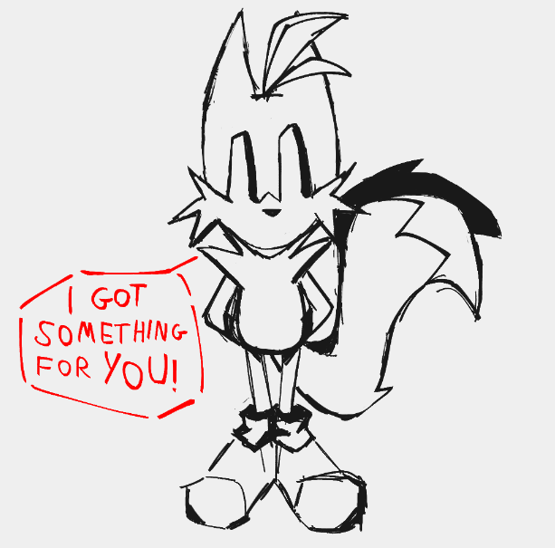 So I draw Tails Exe :/ : r/fanart