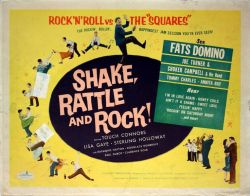 theniftyfifties:  &lsquo;Shake, Rattle and Rock!&rsquo; - 1956 film poster 