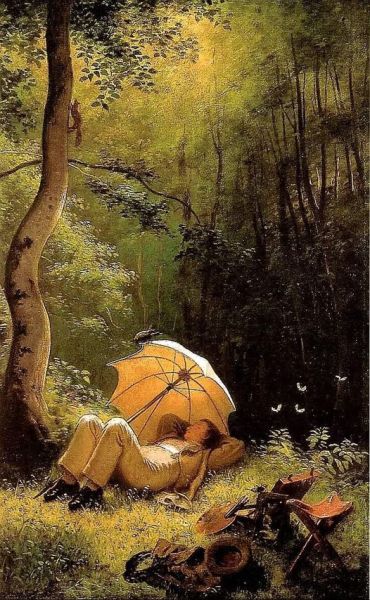fravery:By Carl Spitzweg ( 1808 - 1885 )
