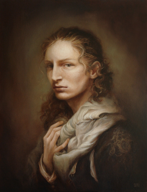 caravaggion: leonardian: Leonardo da Vinci[ Reconstruction ]Oil on Linen PanelSize: 30 x 23 inches |