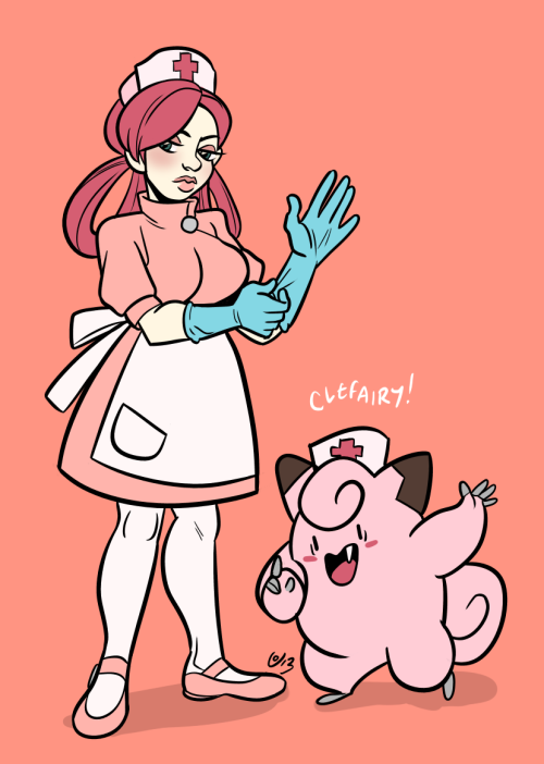 The first Porn I saw as a kid was of Nurse joy. I have forever had a crush on her and the new update