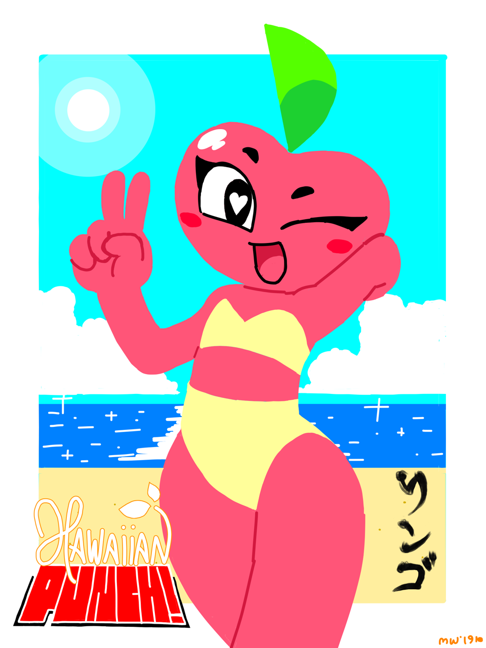 I redrew quat’s j-pop poster!