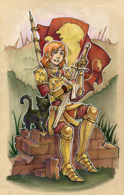 fictograph: Fanart Friday! My two favorite ladies from childhood: Alanna of Trebond and Daine Sarras