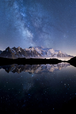 sundxwn:  The milky way reflections by Ricou05