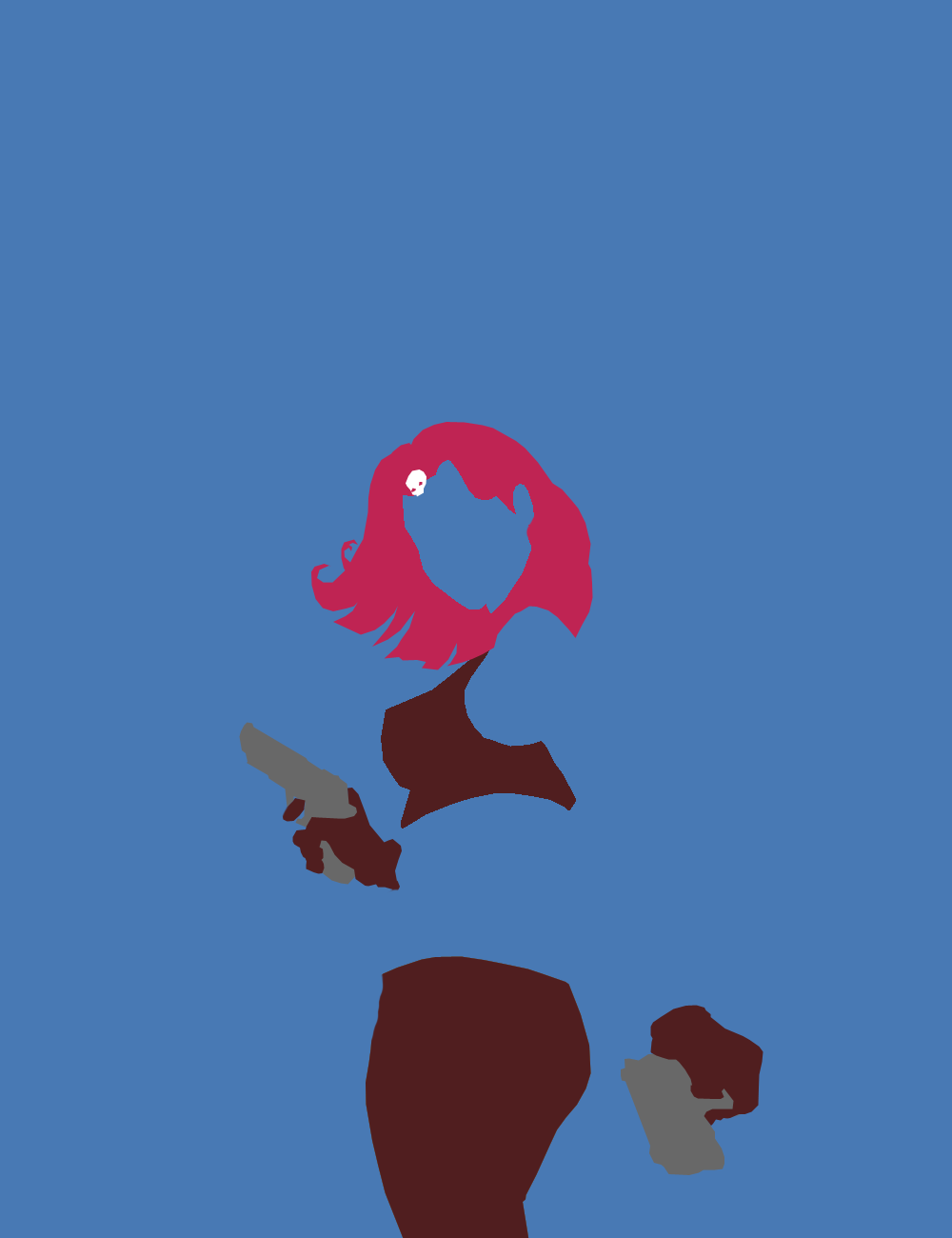 vivalaplutomotherfuckers:  Minimalist Marvel Series [X] - Mystique