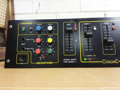 Citronic SM506-1 DJ/Disco Stereo Mixer, 1978(?)