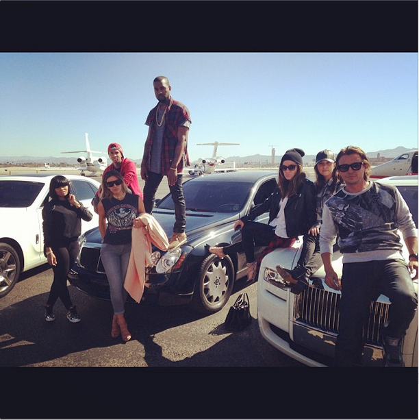 fearandhope:  This is a serious stunt… On top the hood of a Maybach… Damn!