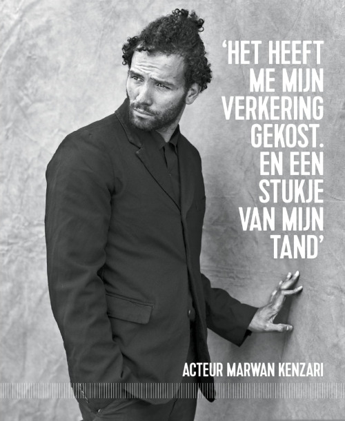 marilynmay:Marwan Kenzari | Vrij Nederland september 2014 by Stephan Vanfleteren