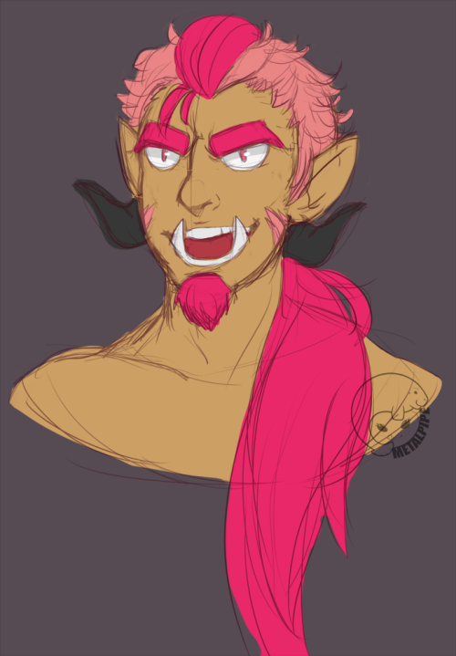 A WIP colored sketch of Midbus from an awesomeMidbus ask blog!!