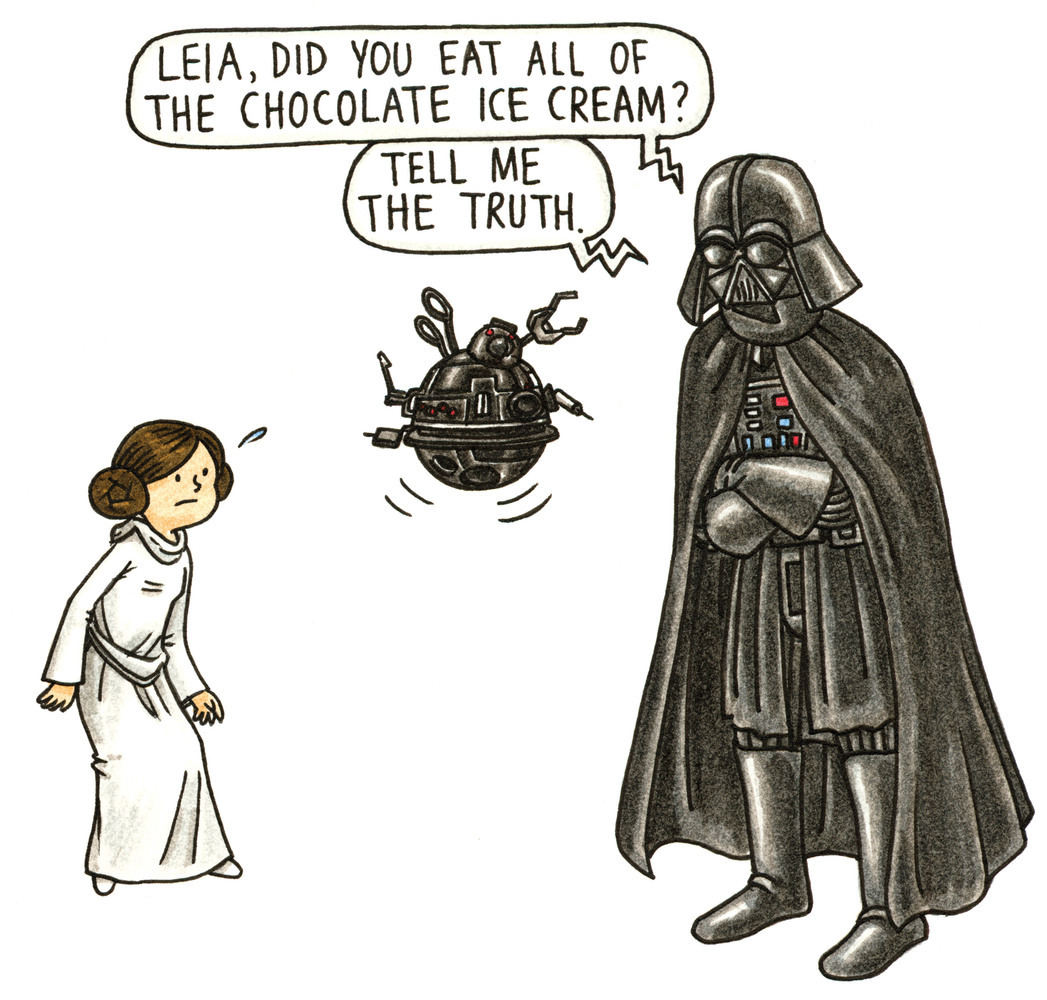 epic-humor:  subaroosmiles:  Vader’s Little Princess  see more   If I had my own