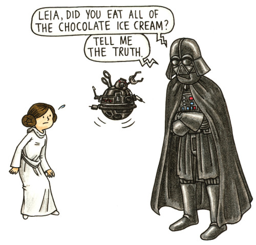 epic-humor:  subaroosmiles:  Vader’s Little Princess  see more 