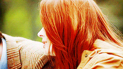 morganlindseys:  gif meme: amy pond + hair| asked by hookfire 