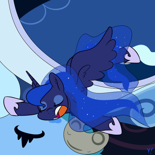 nittany-tiger:  yakoshi-art:  Commission #5 for @trustcentauri. Luna is a hardcore sleep master. And with that, my commissions queue is all empty. Time to take a few more!  Cute Woona. 