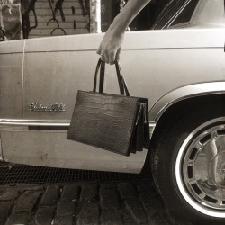 christiescloset:Vintage cars and bags 💥