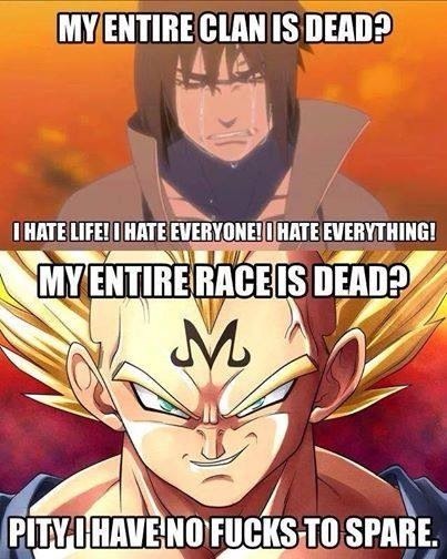 aaronthekingslayer:Biggest difference between Sasuke and Vegeta.