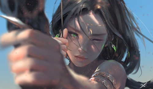 otakurei:  Amazing Art By WLOP 