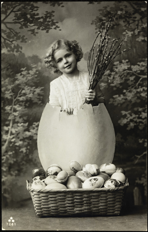 publicdomainreview: Easter cards, ca.1907/1916 (from the National Library of Norway)